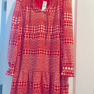 Loft Dress - long sleeve flowy dress with heart detail